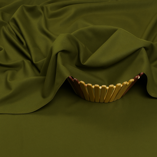 Pure Luxe Olive Green – Unstitched Wash N Wear Fabric by TAQWAA