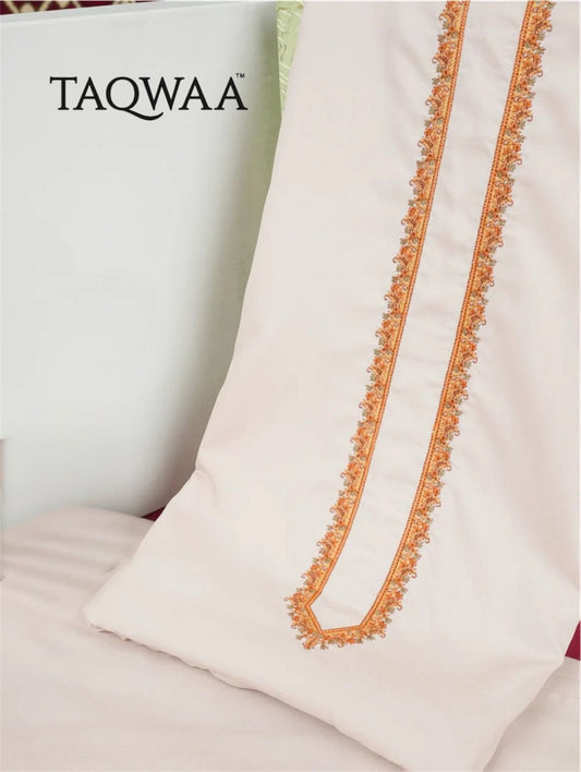 TAQWAA – Rose Crest Embroidered Wash n Wear (Unstitched)