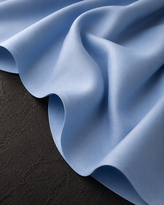 Pure Boski Sky Blue – Unstitched Boski Fabric by TAQWAA