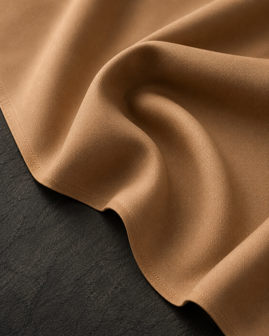 Pure Boski Camel – Unstitched Boski Fabric by TAQWAA (4.25 Meters)