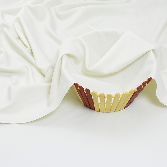 Pure Luxe White – Unstitched Wash N Wear Fabric by TAQWAA (4.25 Meters)