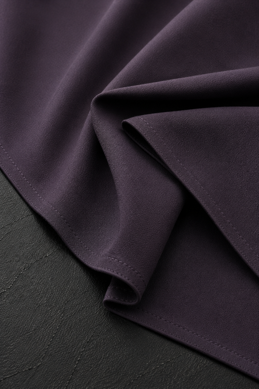 Pure Boski Purple Grey– Unstitched Boski Fabric by TAQWAA