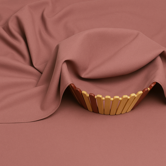 Pure Luxe Light Onion – Unstitched Wash N Wear Fabric by TAQWAA