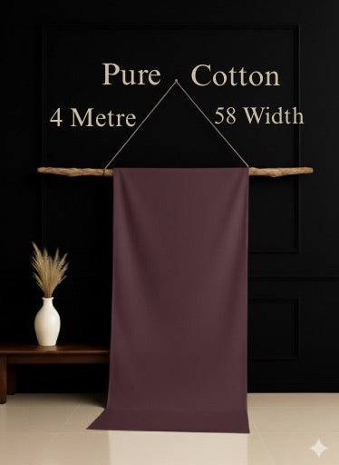 Premium Maroon Cotton‑Lawn Unstitched Kameez Shalwar – TAQWAA