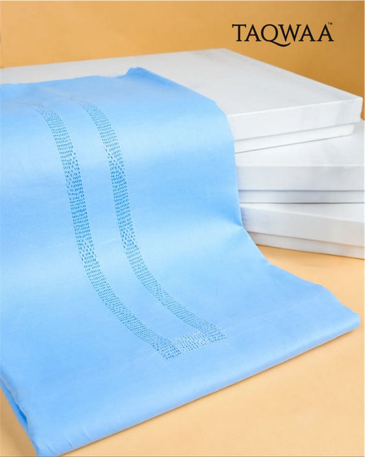 TAQWAA – Minimal Lineage Embroidered Egyptian Cotton (Unstitched)