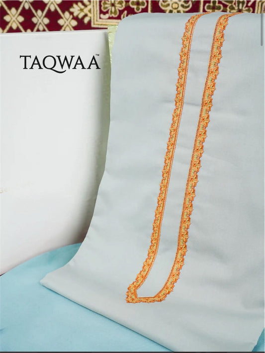 TAQWAA – Ice Mist Embroidered Cotton lawn (Unstitched)