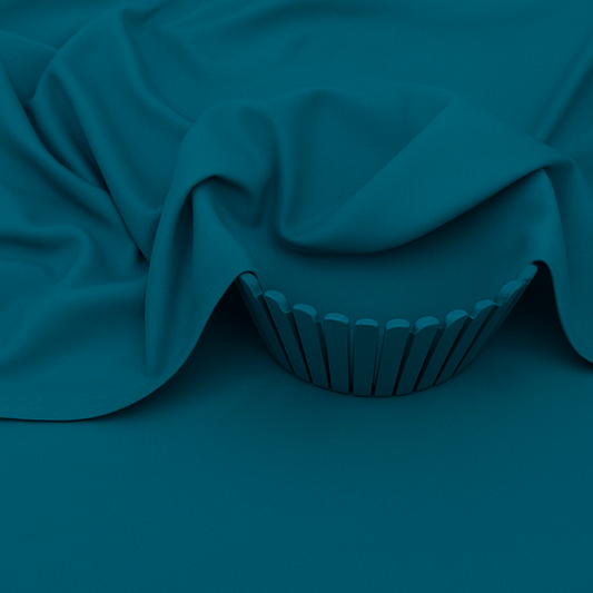 Pure Luxe Teal Blue – Unstitched Wash N Wear Fabric by TAQWAA (4.25 Meters)